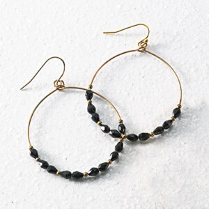 #8541 Midnight Rain Earrings